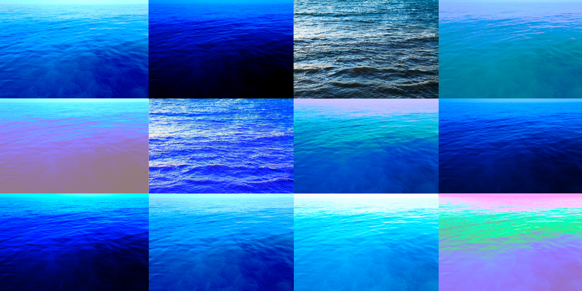 Composition Blue Wave II